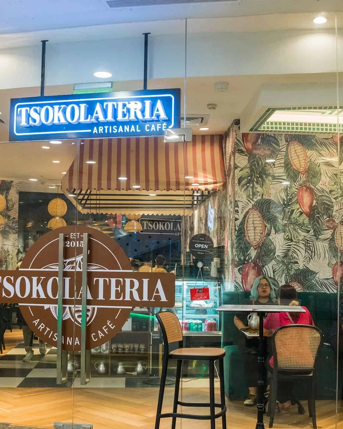 The Tsokolateria storefront inside Greenbelt 5
